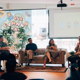 Our panellists Dr Jonathan Kuek (mental health practitioner), Dr Wan Rizal (MP for Jalan Besar GRC), Shiao-Yin Kuik (Executive Director of Common Ground Civic Centre and Consultancy) and Thomas Tsang (EMCC counsellor) discussing mental health stigma in Singapore.